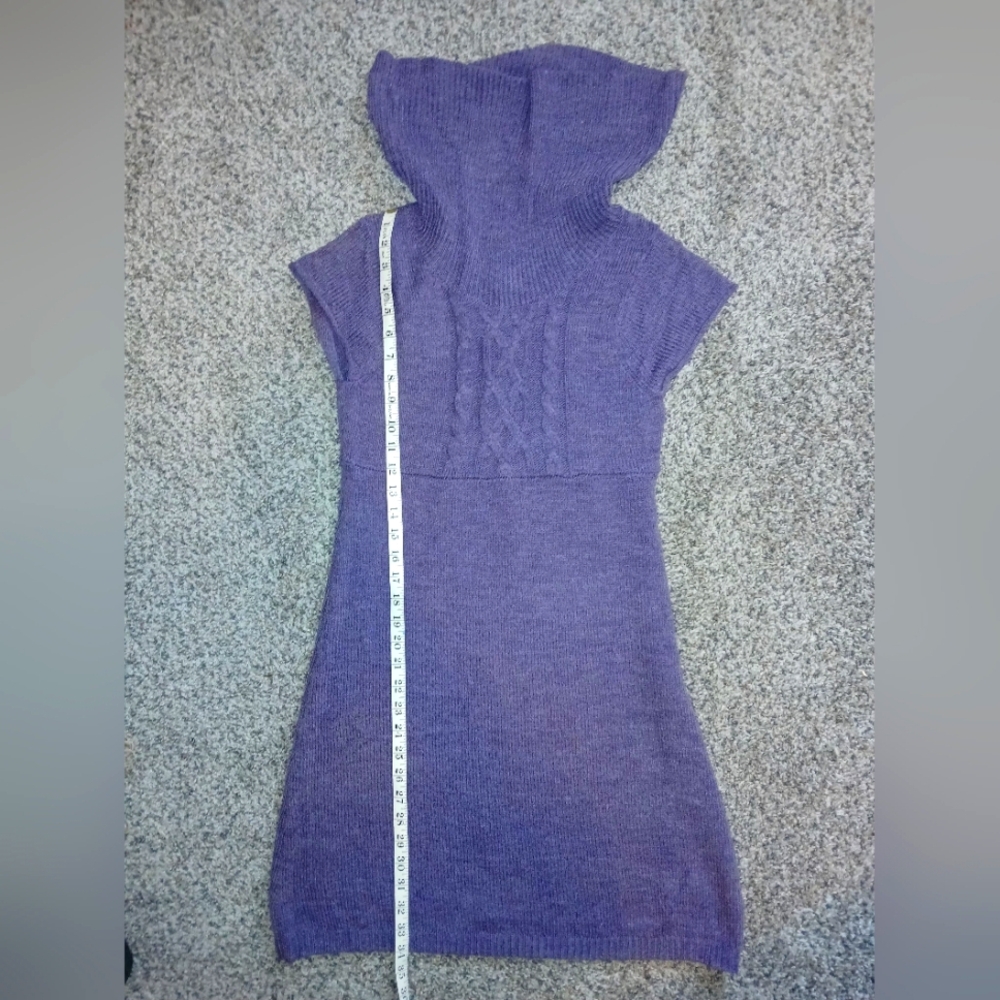 Mudd Sweater Dress Y2K 90s Vintage Cable Knit Cowl Dress Large